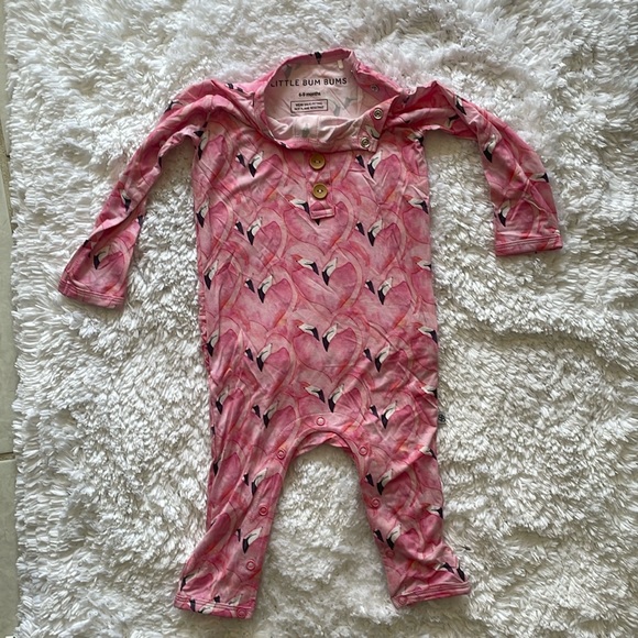 little bum bums waffle jogger set 6-9M main image 1